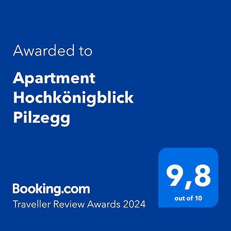 Apartment Hochkoenigblick Pilzegg Embach Exterior photo